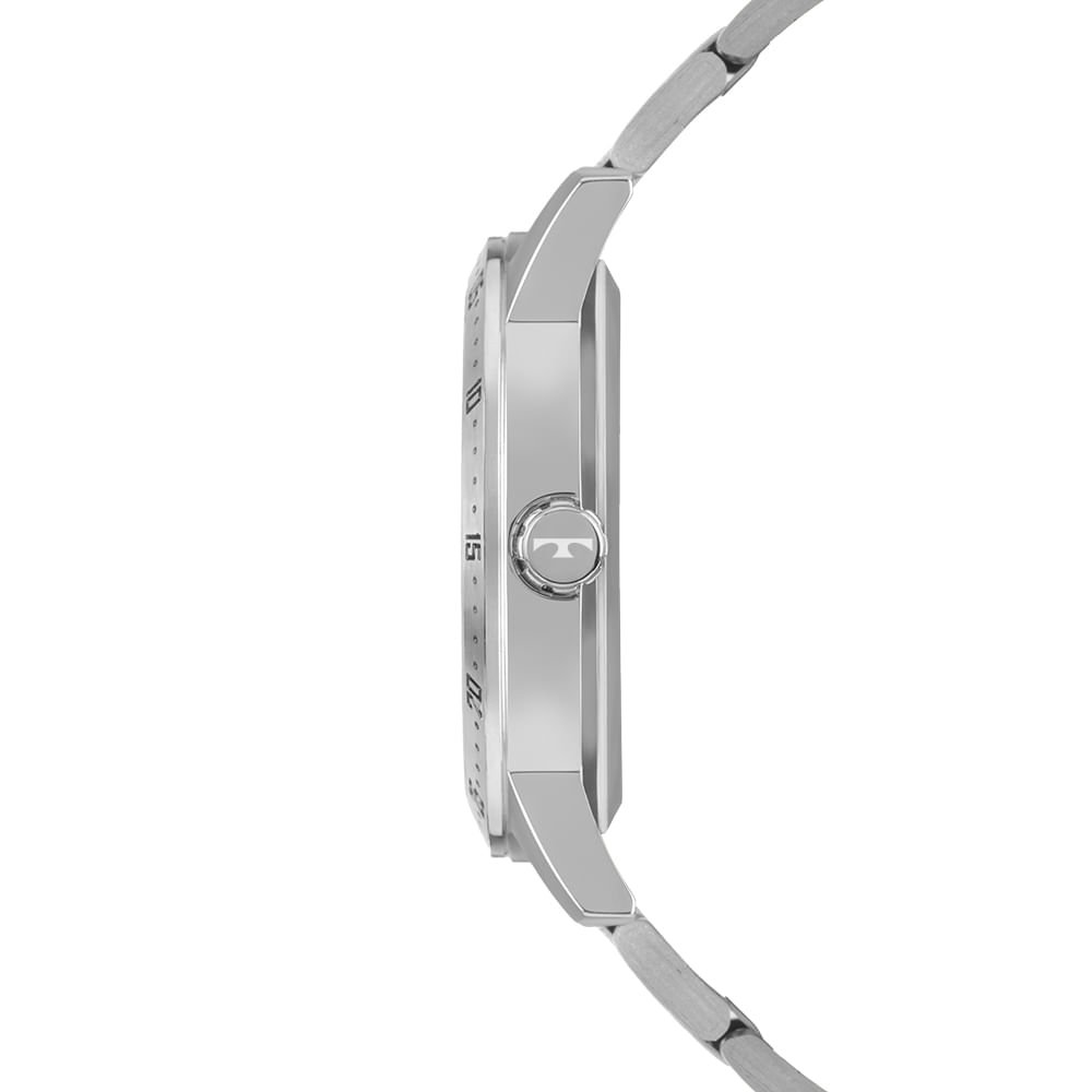 Relógio Technos Masculino Militar Prata - 2115UCB/1P Prata 2