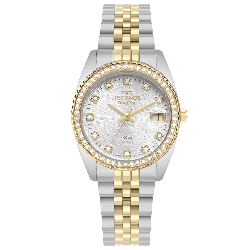 Relógio Technos Feminino Riviera Bicolor - 2117LFS/1K
