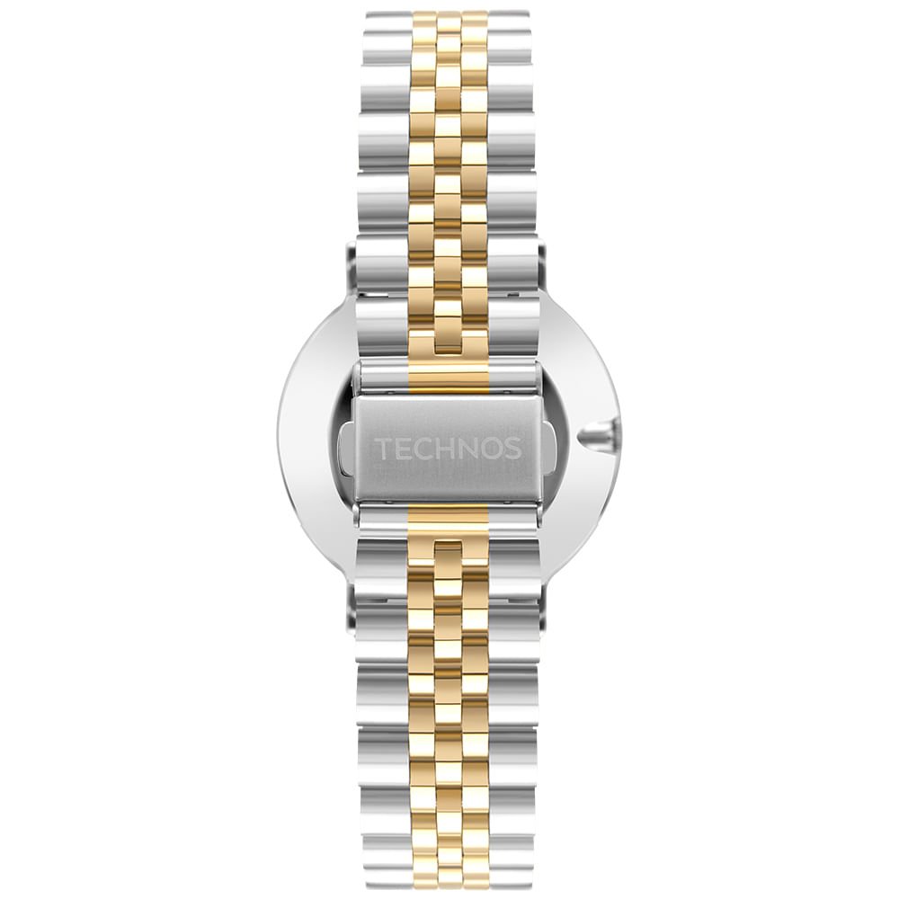 Relógio Technos Masculino Slim Bicolor - 2025LUJ/1K Prata/Dourado 3