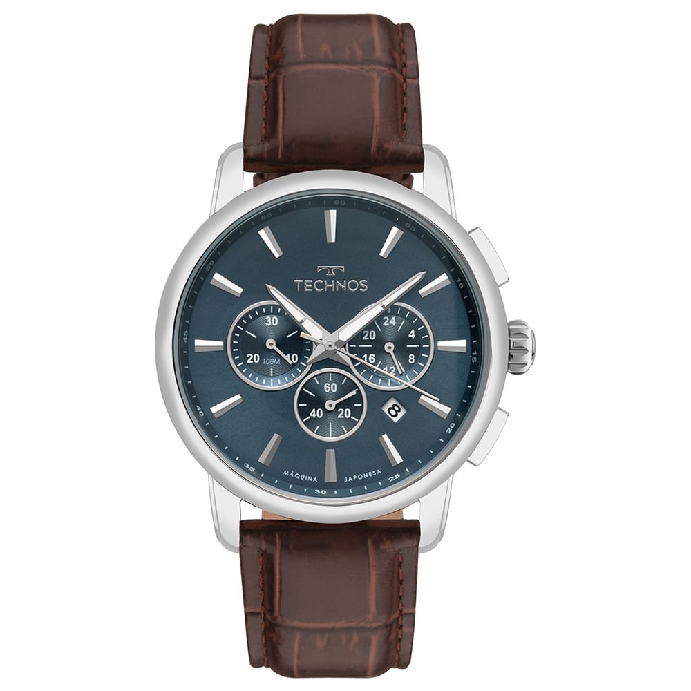 Relógio Technos Masculino Grandtech Prata - JS15ENZ/0A