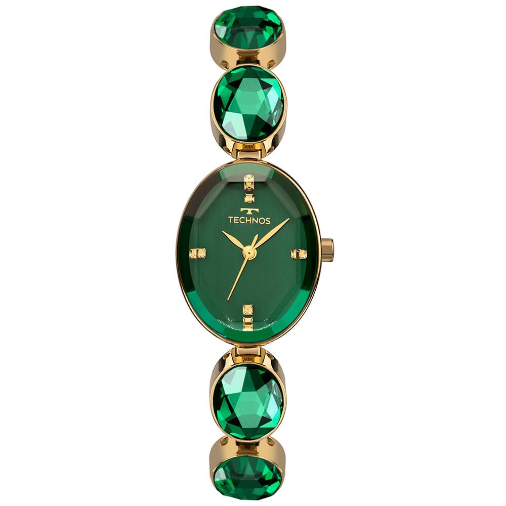 Relógio Technos Feminino Crystal Dourado - 2036NBS/1V