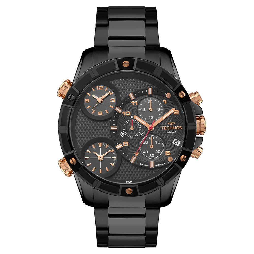 Relógio Technos Masculino Legacy Bicolor - JS153MAQAC/1P