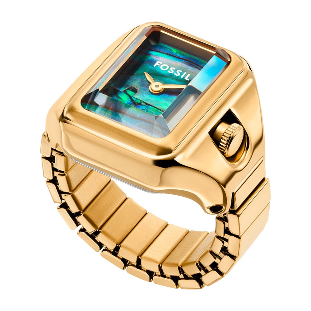 Relógio Fossil Feminino Watch Ring Dourado - ES5411/1PN Dourado 4