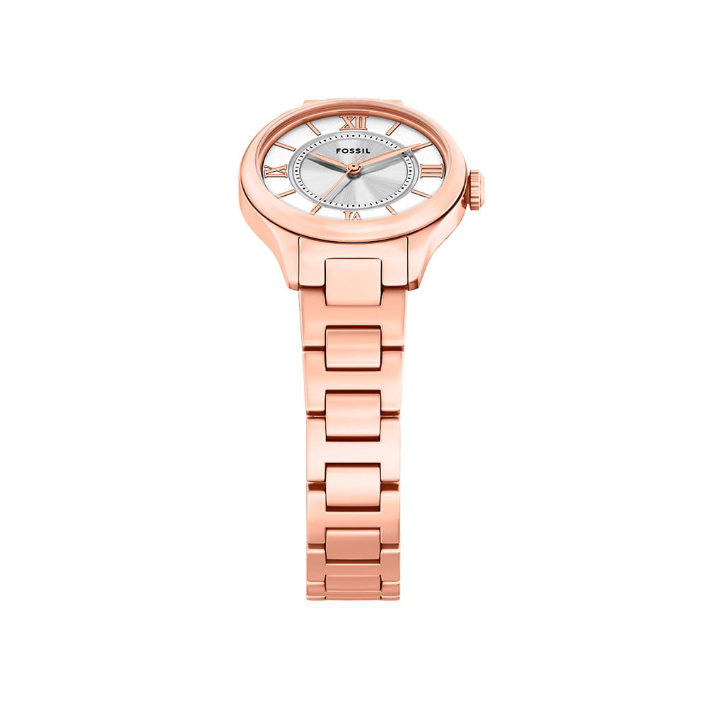 Relógio Fossil Feminino Gilmore Rosé - ES5420/1KN Rose Gold 6