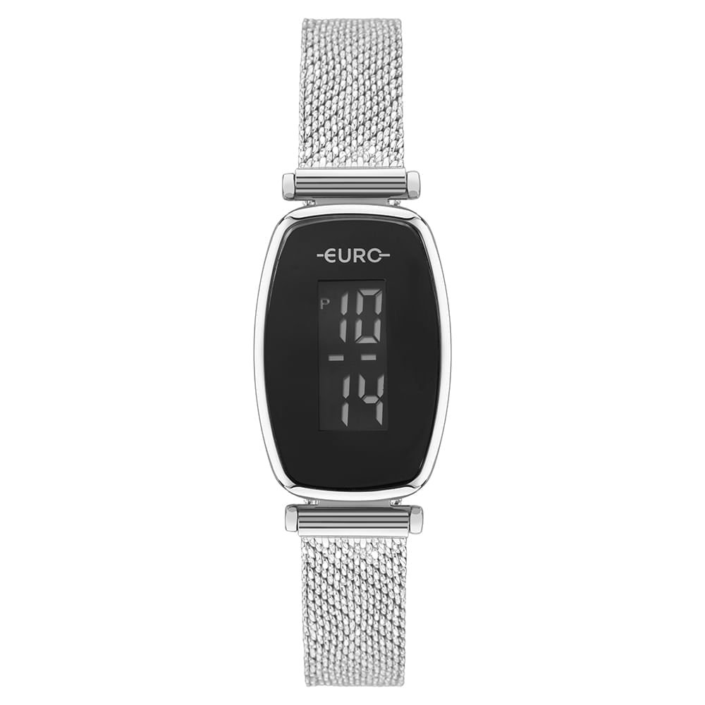 Relógio Euro Feminino Fashion Fit Glam Prata - EUJHS43AAA/4K