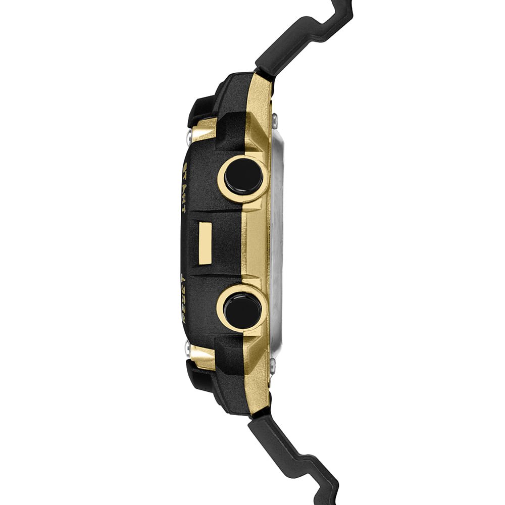 Relógio Mormaii Masculino Wave Dourado - MO0060GB/8D Preto/Dourado 2