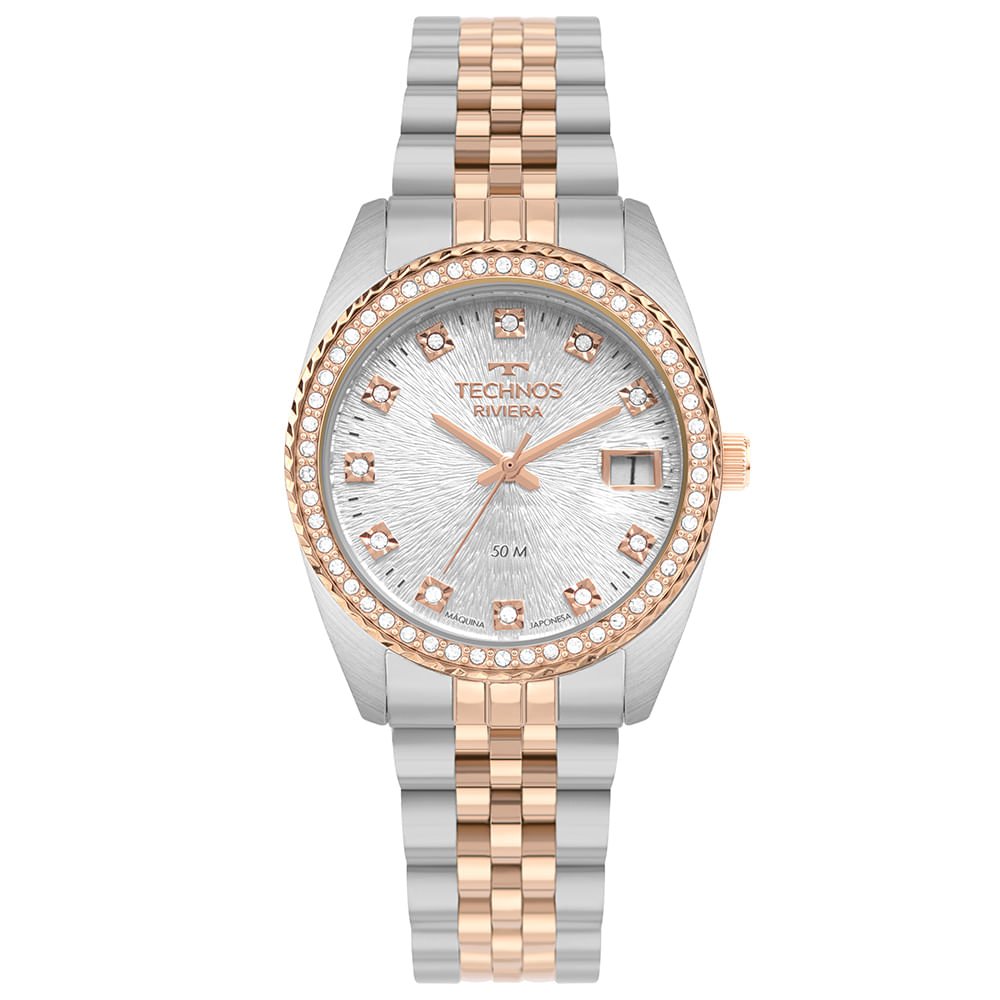 Relogio Technos Feminino Riviera Bicolor - 2117LFT/1K