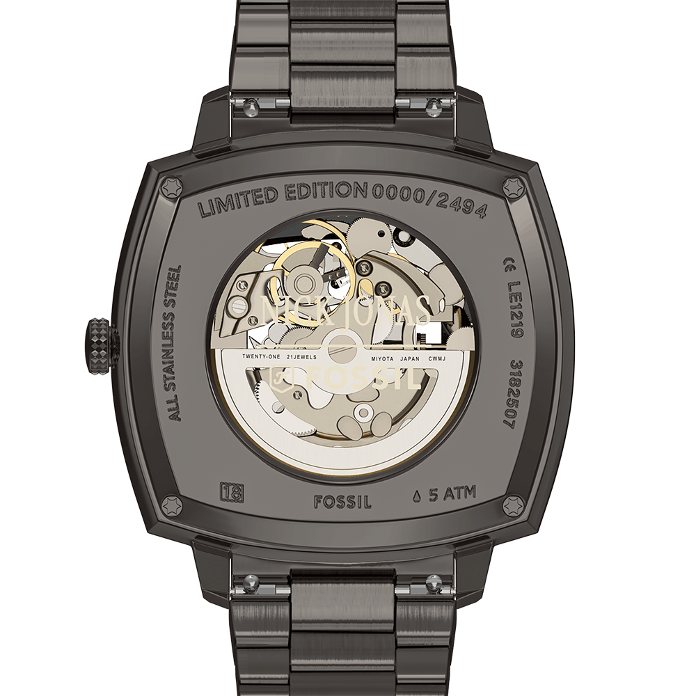 Relógio Fossil Masculino Nick Jonas Preto - LE1219/1PI Preto 4