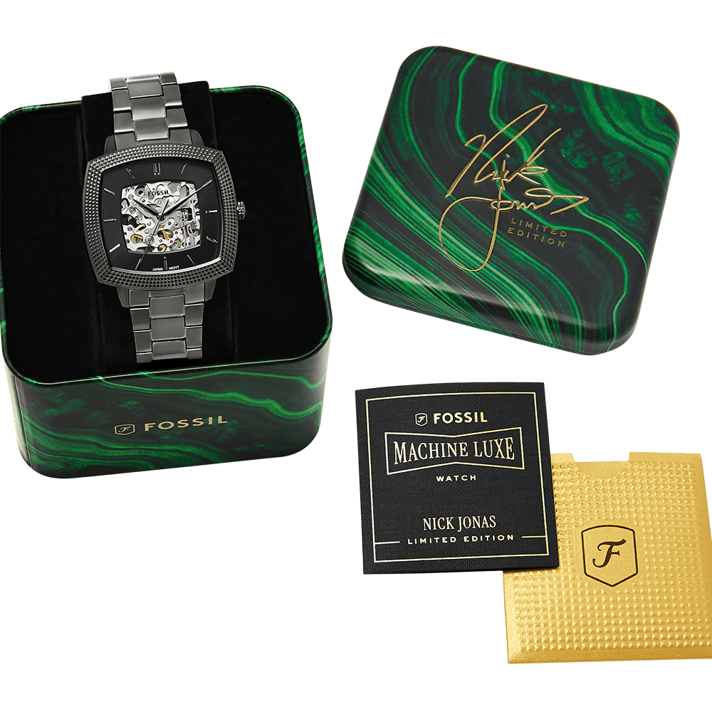 Relógio Fossil Masculino Nick Jonas Preto - LE1219/1PI Preto 7