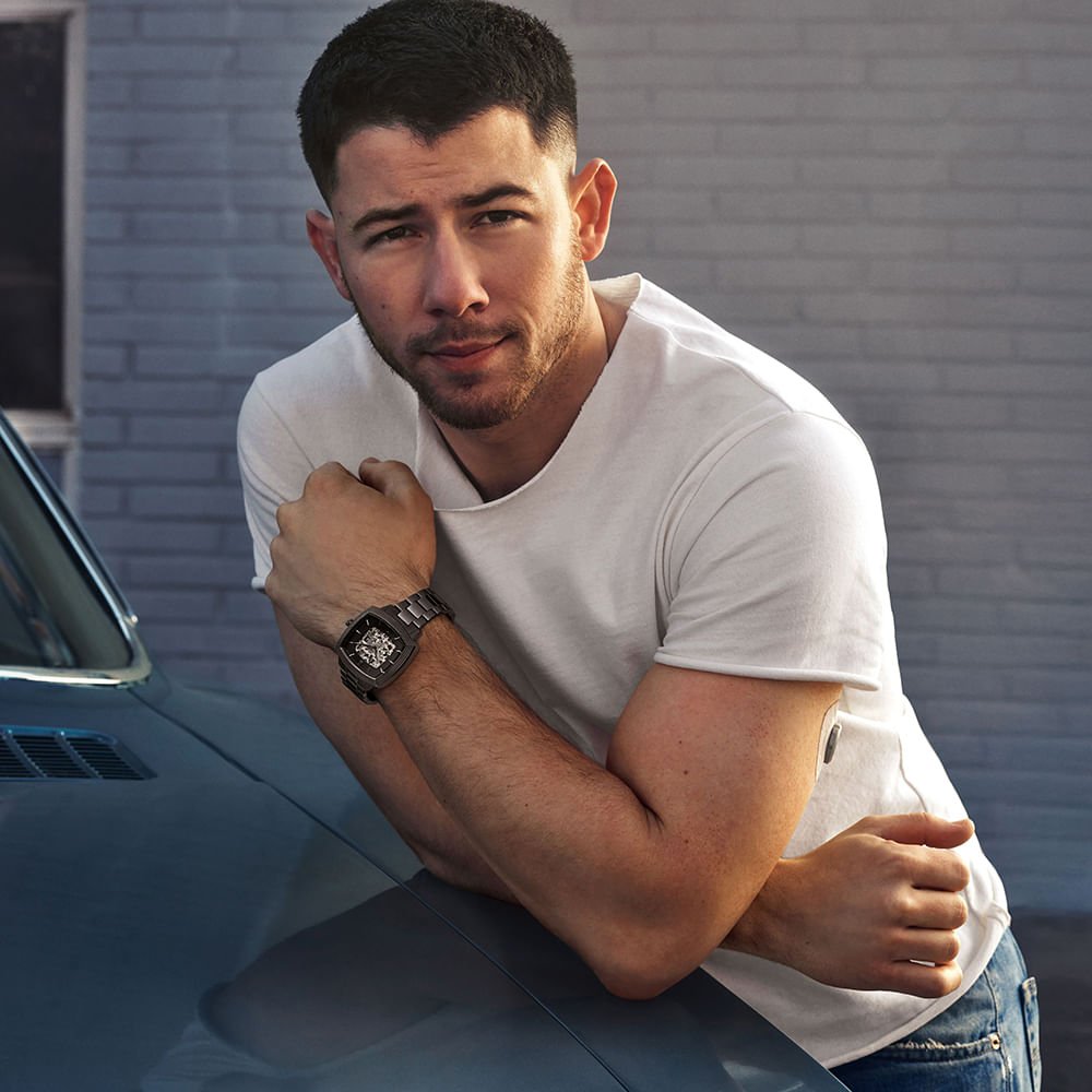 Relógio Fossil Masculino Nick Jonas Preto - LE1219/1PI Preto 10