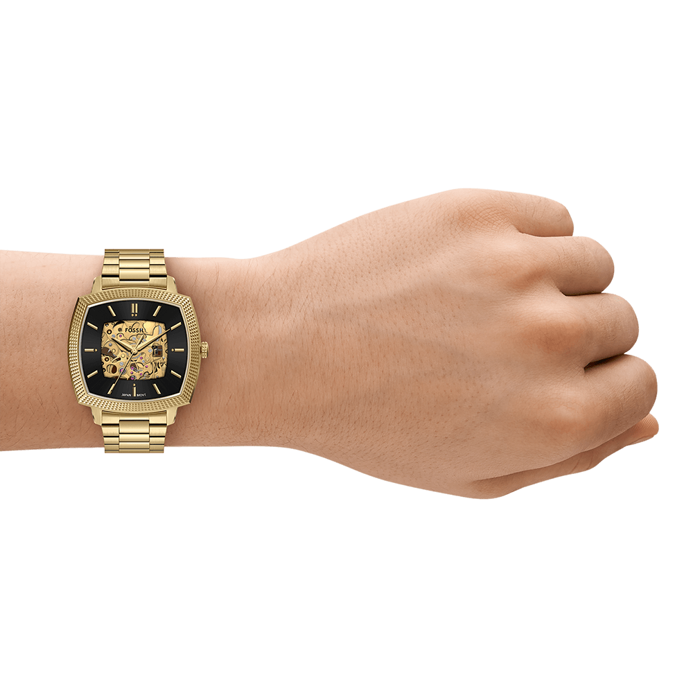 Relógio Fossil Masculino Nick Jonas Dourado - LE1218/1PI Dourado 8