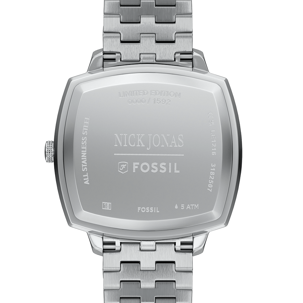 Relógio Fossil Masculino Nick Jonas Prata - LE1216/1PI Prata 4