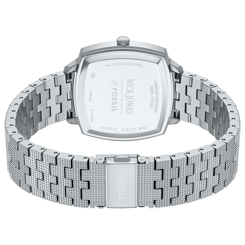 Relógio Fossil Masculino Nick Jonas Prata - LE1216/1PI Prata 5