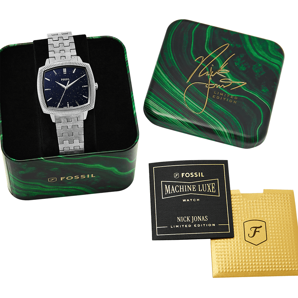 Relógio Fossil Masculino Nick Jonas Prata - LE1216/1PI Prata 6