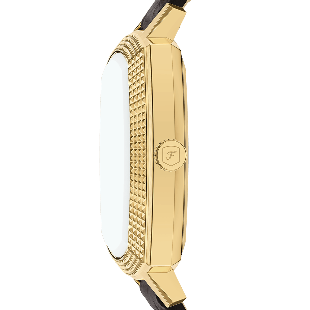 Relógio Fossil Masculino Nick Jonas Dourado - LE1215/0AI Marrom 2