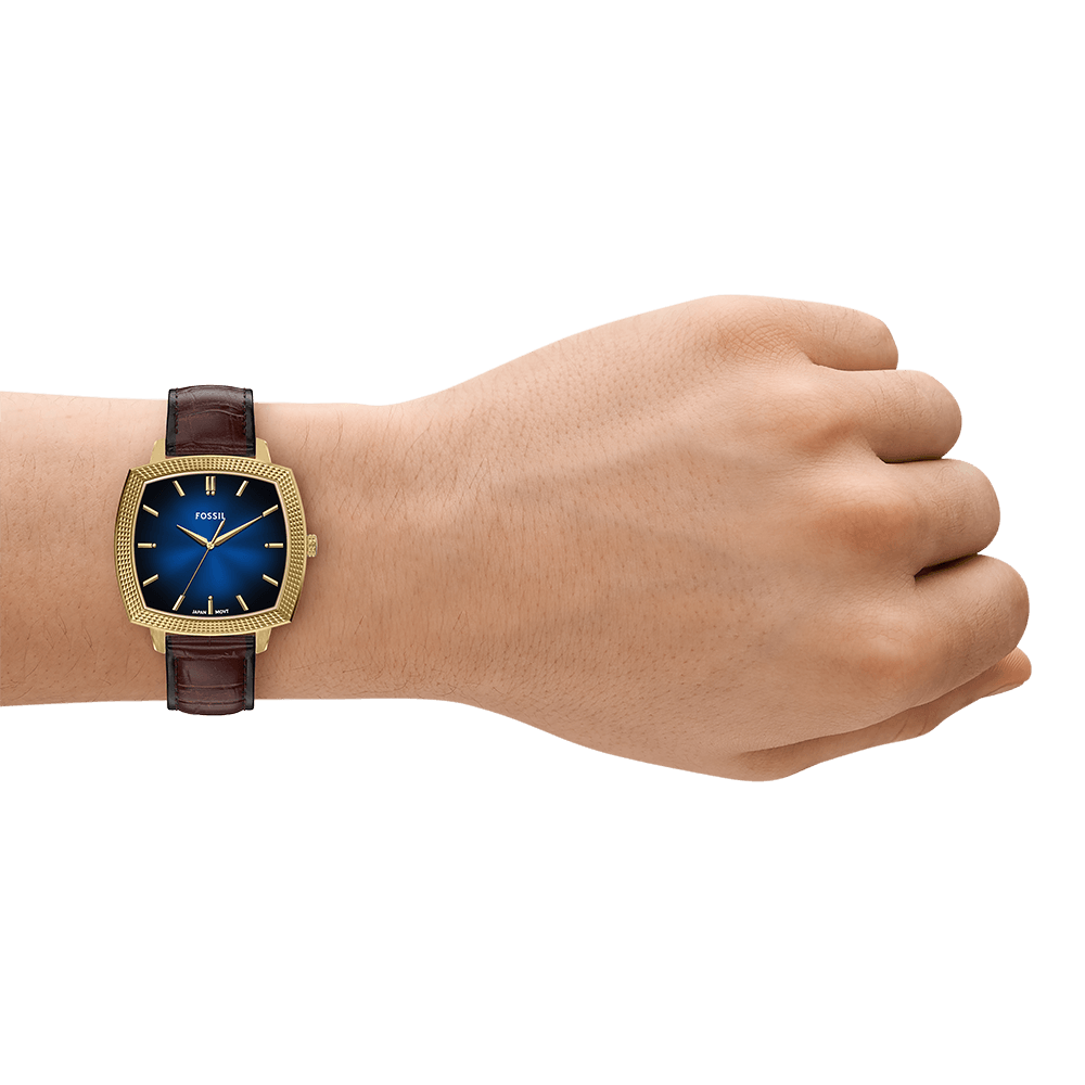 Relógio Fossil Masculino Nick Jonas Dourado - LE1215/0AI Marrom 8