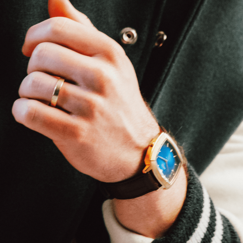 Relógio Fossil Masculino Nick Jonas Dourado - LE1215/0AI Marrom 9