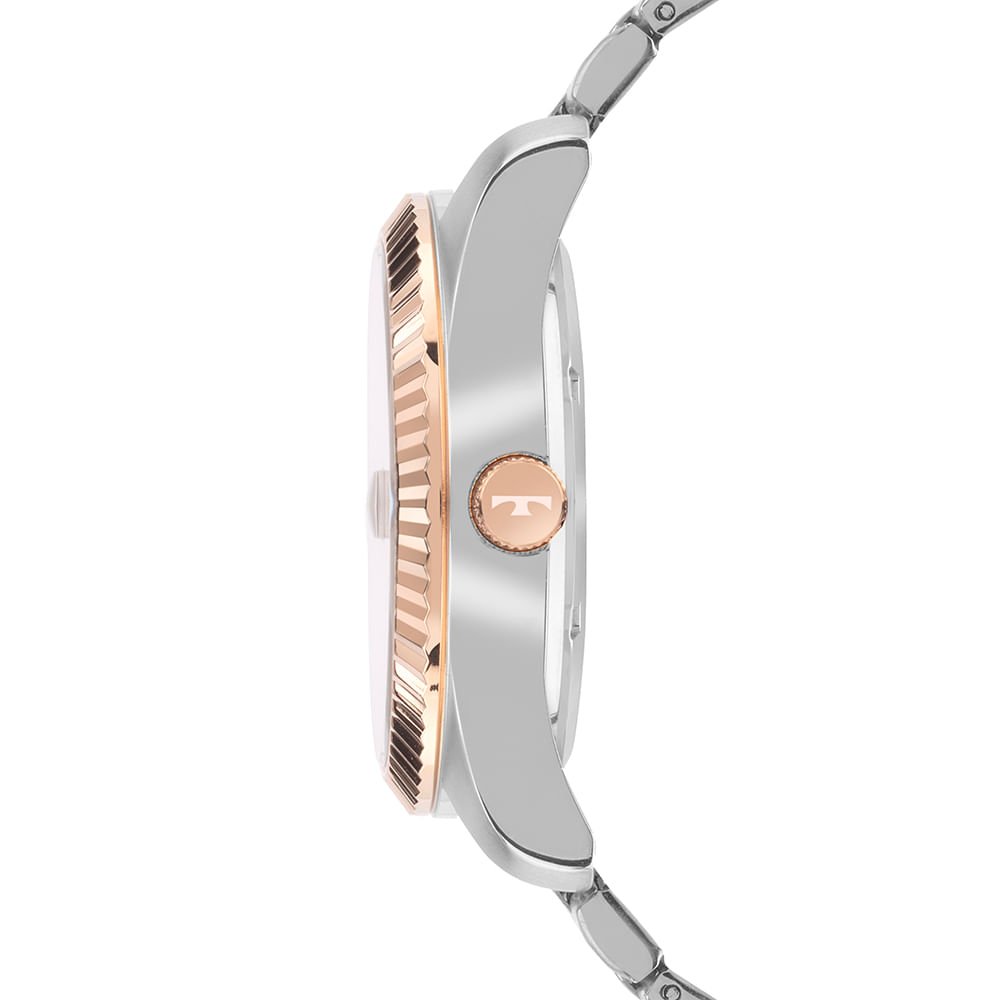 Relógio Technos Feminino Automatico Bicolor - 6T51AD/1K Prata/Rose Gold 2
