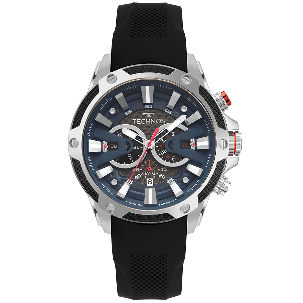 Relógio Technos Masculino Ts Carbon Prata - JS25BCK/2A