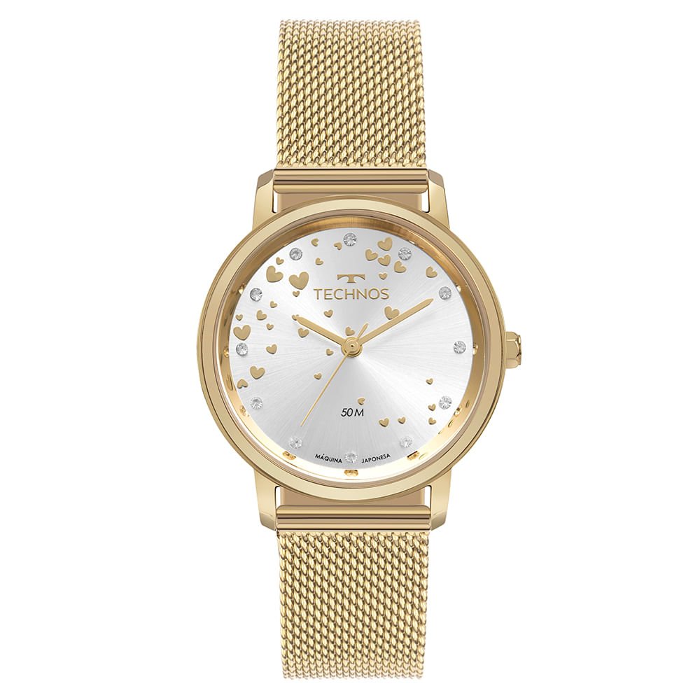 Relógio Technos Feminino Trend Dourado - 2035NDQ/1K