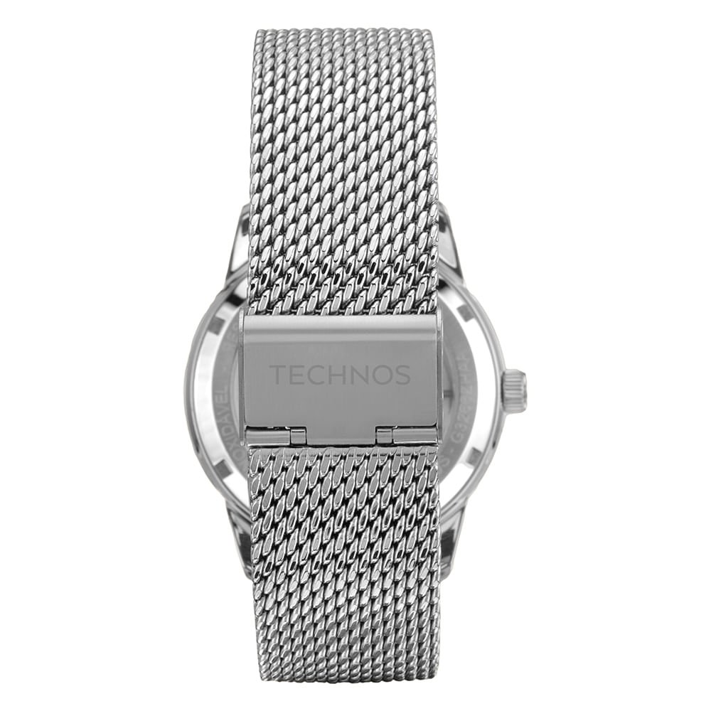 Relógio Technos Masculino Automático Prata - G3265ZHAA/1P Prata 3
