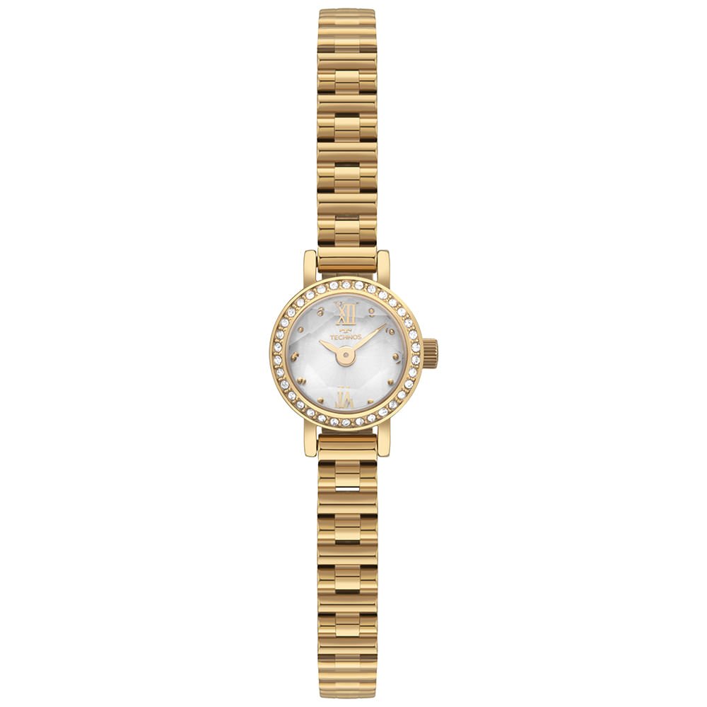 Relógio Technos Feminino Mini Petit Dourado - 1042AC/1K