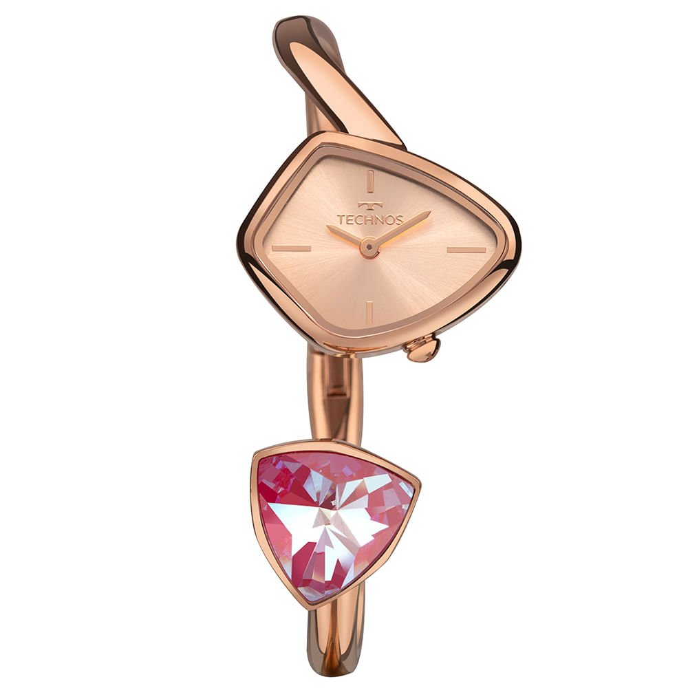 Relógio Technos Feminino Crystal Rosé - VX10AC/1J