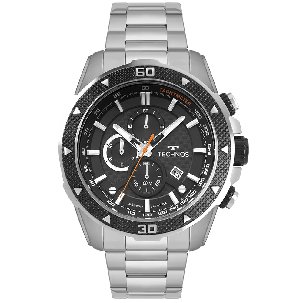 Relógio Technos Masculino Ts Carbon Prata - OS1ACB/1P