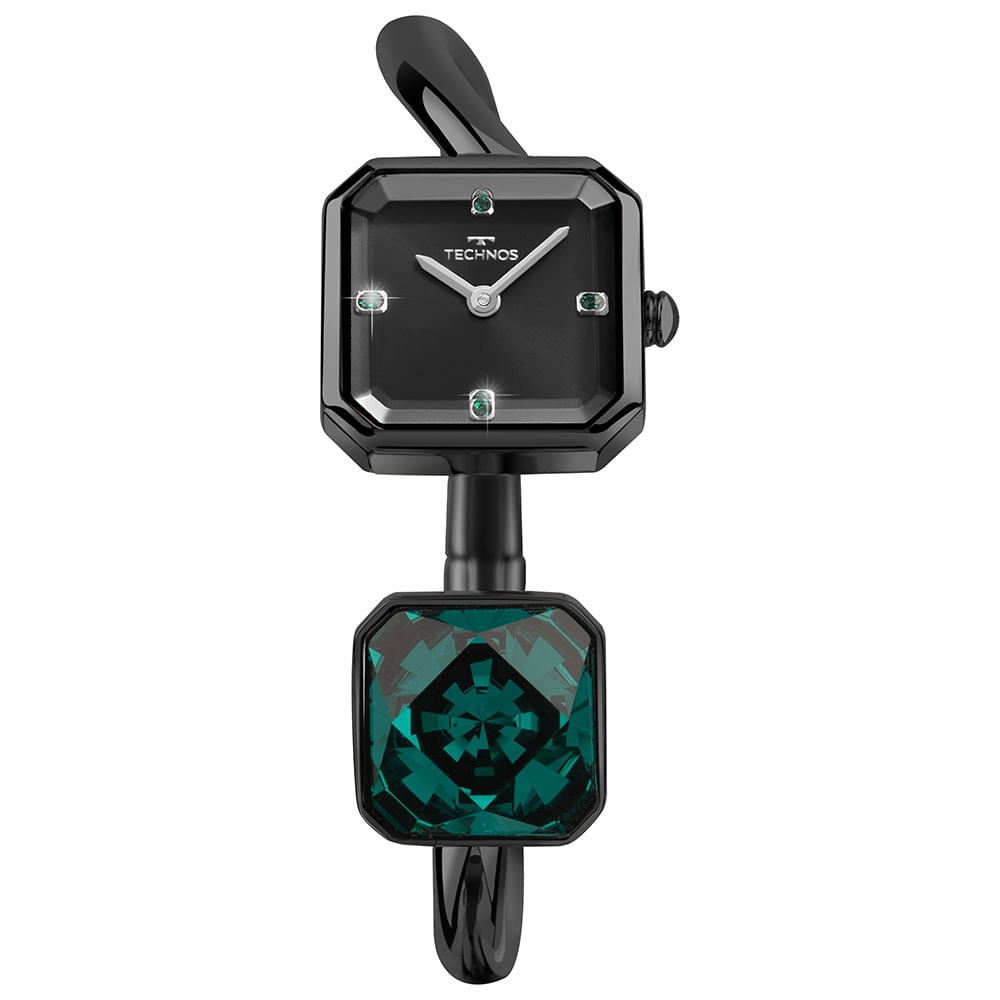 Relógio Technos Feminino Crystal Preto - VX10AE/1P