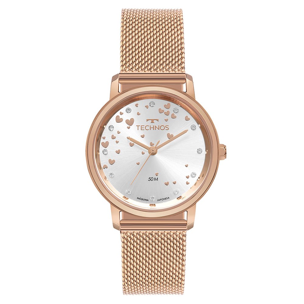 Relógio Technos Feminino Trend Rosé - 2035NDS/1K Dourado 1