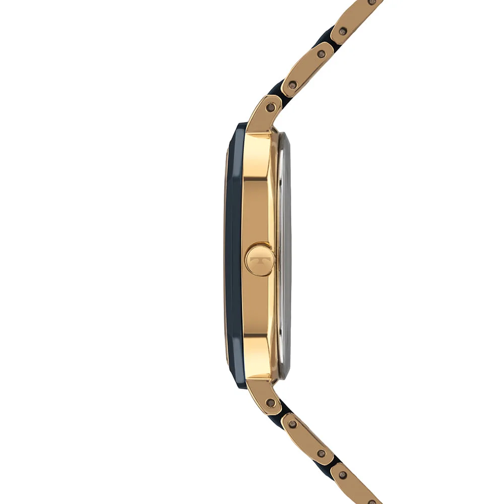 Relógio Technos Feminino Ceramic Sapphire Dourado - 2035NDX/1A Azul Marinho/Dourado 2