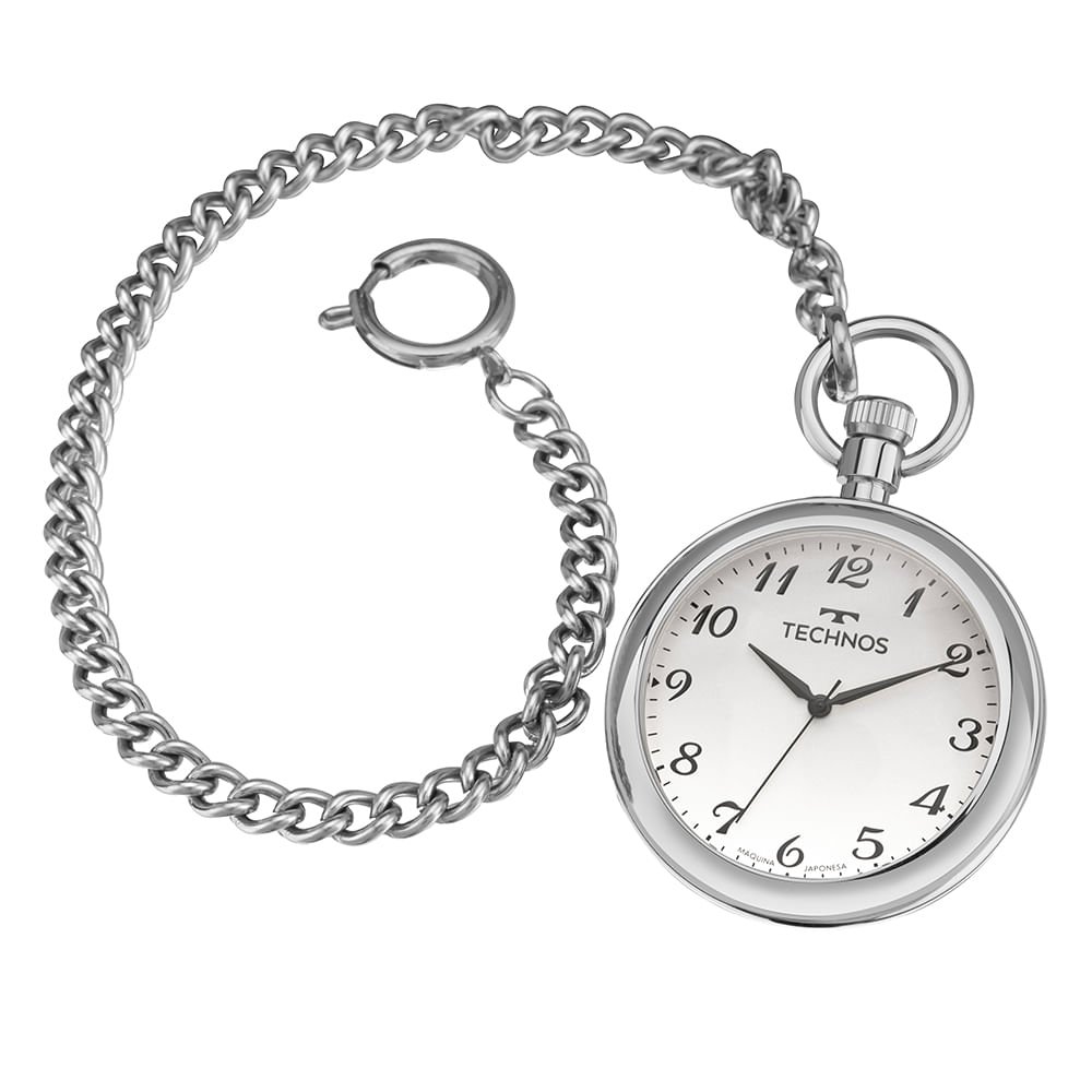 Relógio De Bolso Technos Masculino Heritage - 2035NEG/1B