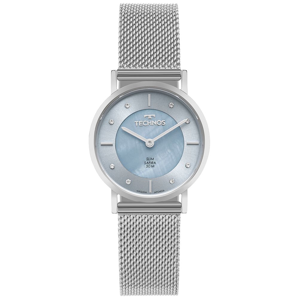 Relógio Technos Feminino Slim Prata - 2025LTW/1V