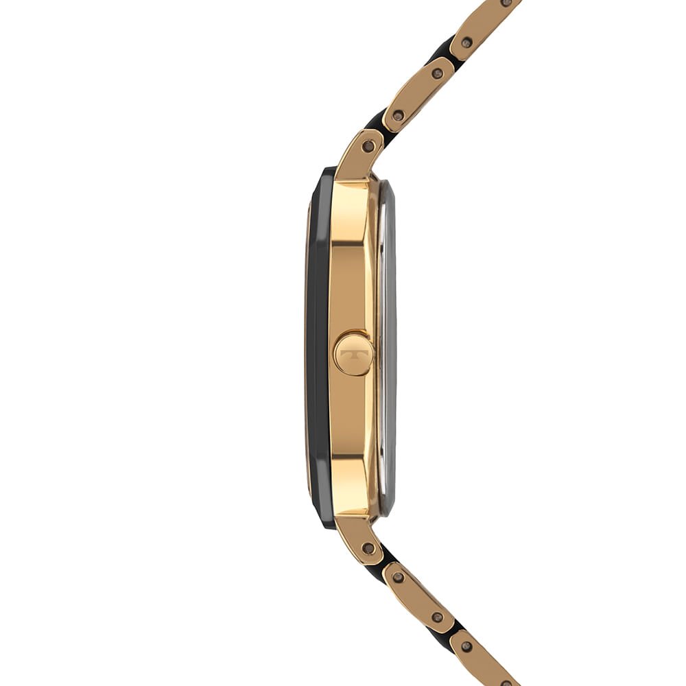 Relógio Technos Feminino Ceramic Sapphire Dourado - 2035NDV/1P Preto/Dourado 2