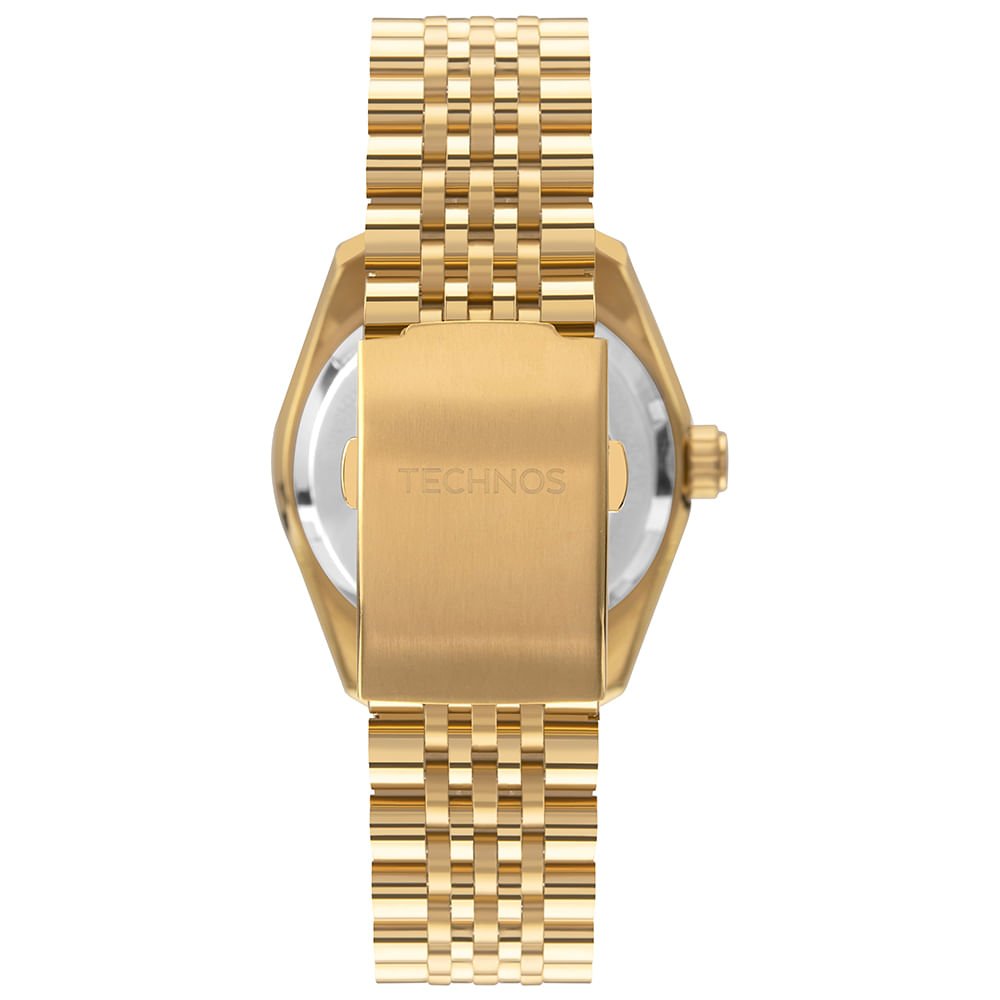Relógio Technos Masculino Automatico GMT Dourado - NH34AB/T1P Dourado 3