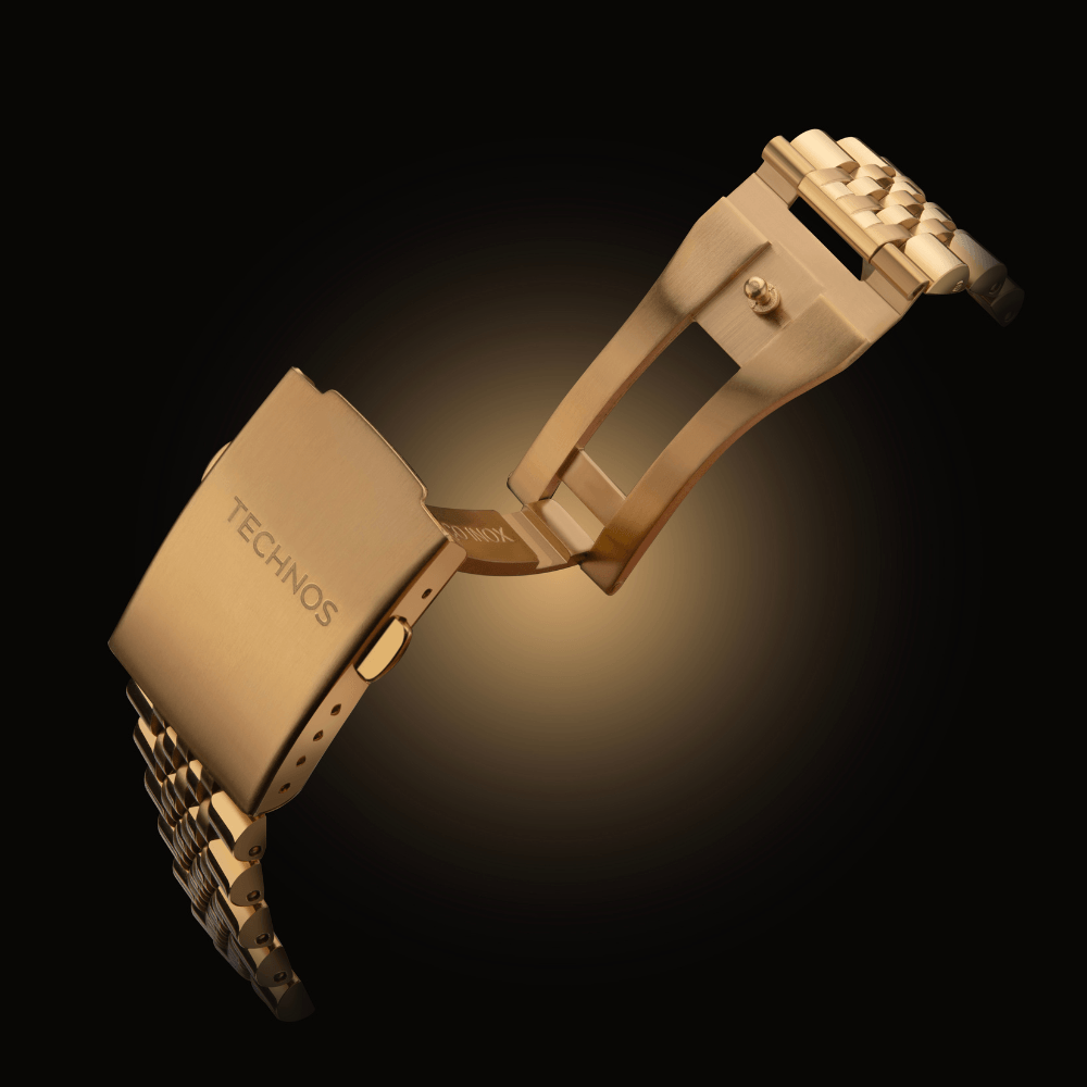 Relógio Technos Masculino Automatico GMT Dourado - NH34AB/T1P Dourado 6