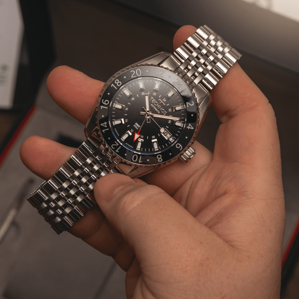 Relógio Technos Masculino Automatico GMT Prata - NH34AA/T1P Prata 6