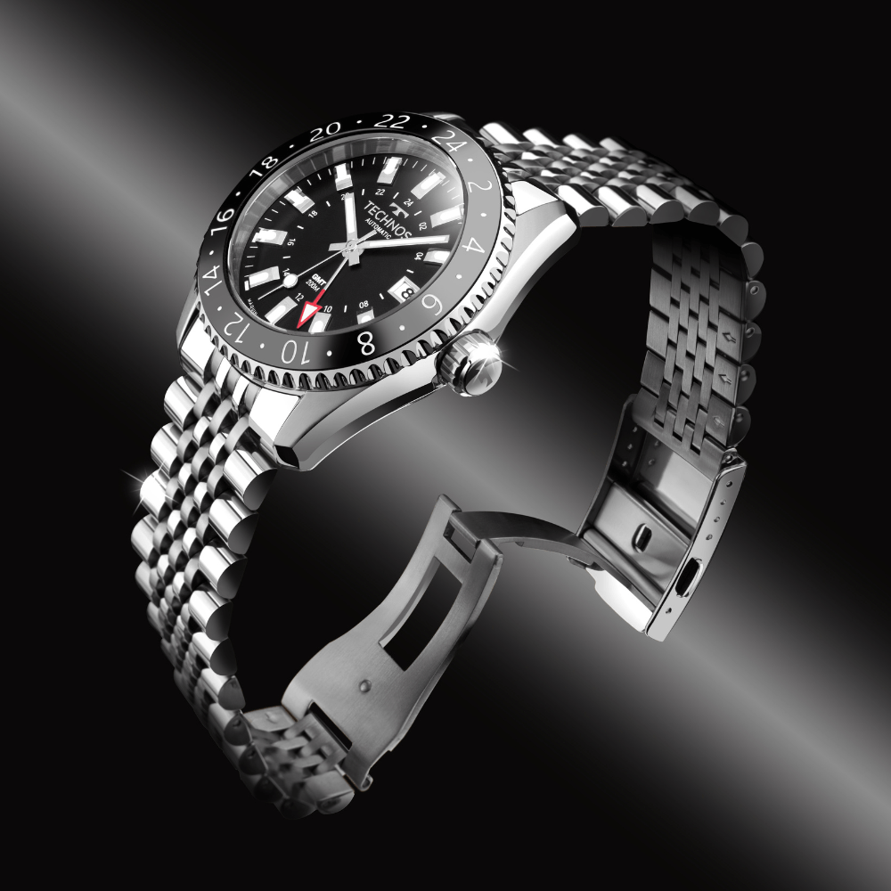 Relógio Technos Masculino Automatico GMT Prata - NH34AA/T1P Prata 8