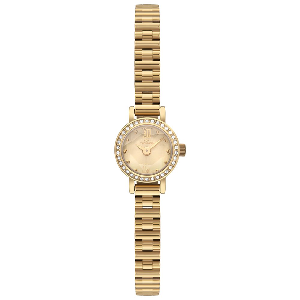 Relógio Technos Feminino Mini Petit Dourado - 1042AC/1X