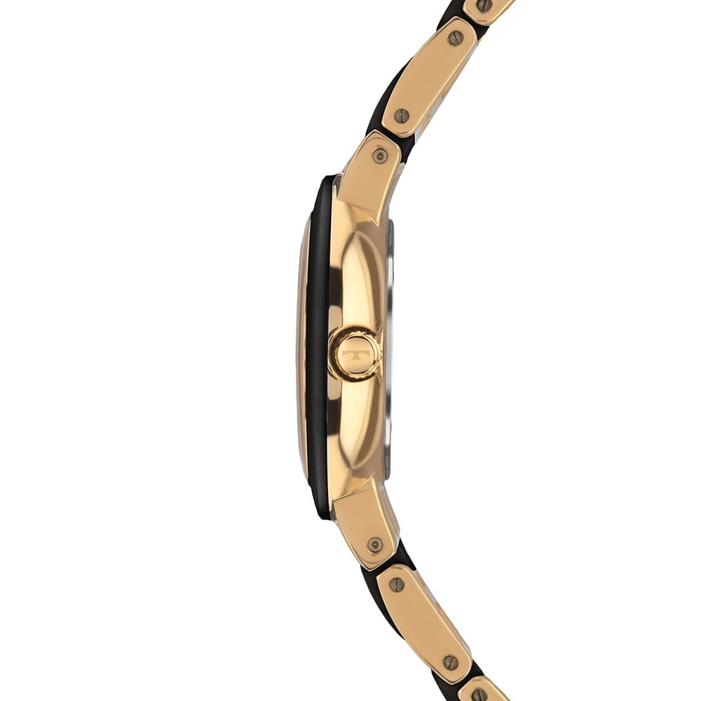 Relógio Technos Feminino Ceramic Sapphire Dourado - 5Y36AC/1P Preto/Dourado 2