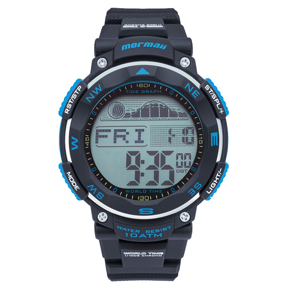 Relógio Mormaii Masculino Pro Azul - MOMD14339A/8A