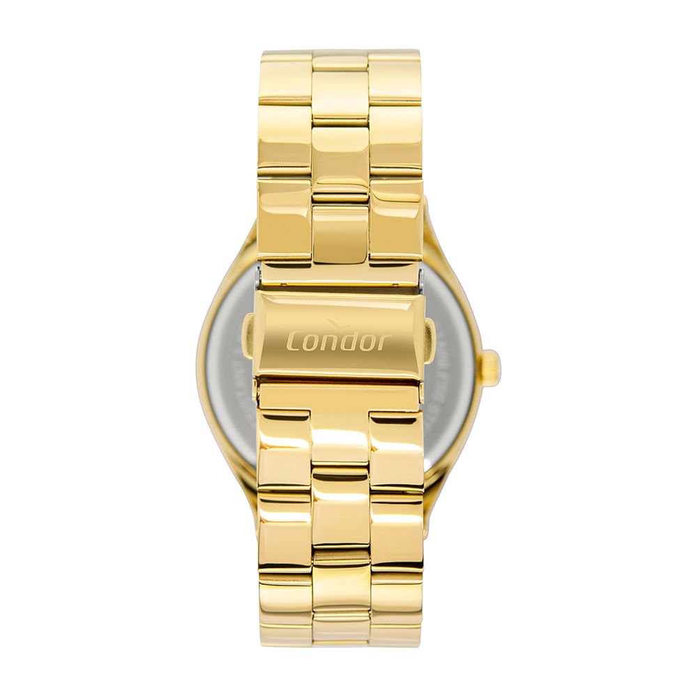 Kit Relógio Condor Feminino Dia A Dia Dourado - CO2036MZH/K4X Dourado 3