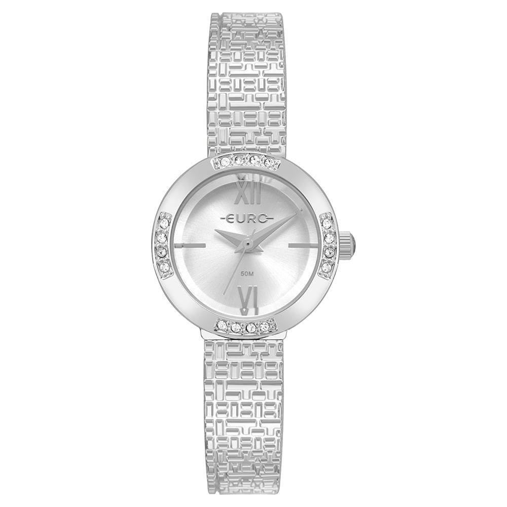 Relógio Euro Feminino Unique Bangle Prata - EU2035YZM/5K