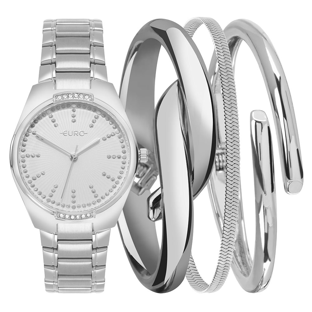 Kit Euro Feminino Soul Prata - EU2035YZD/K4K