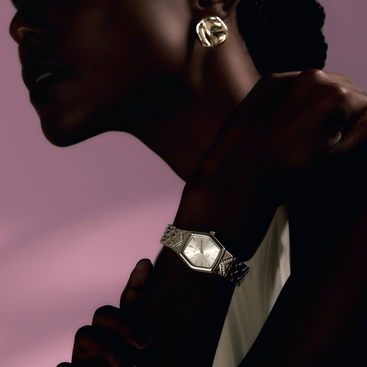 Relógio Euro Feminino Serpentes Prata - EU2035ZAC/4K Prata 2