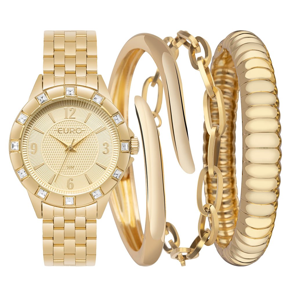 Kit Euro Feminino Soul Dourado - EU2035YXZ/K4D