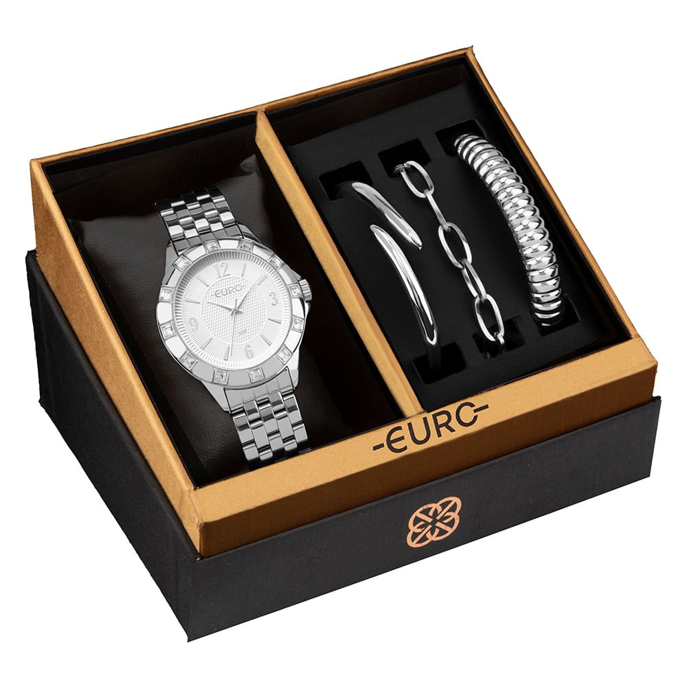 Kit Euro Feminino Soul Prata - EU2035YXY/K4K Prata 2