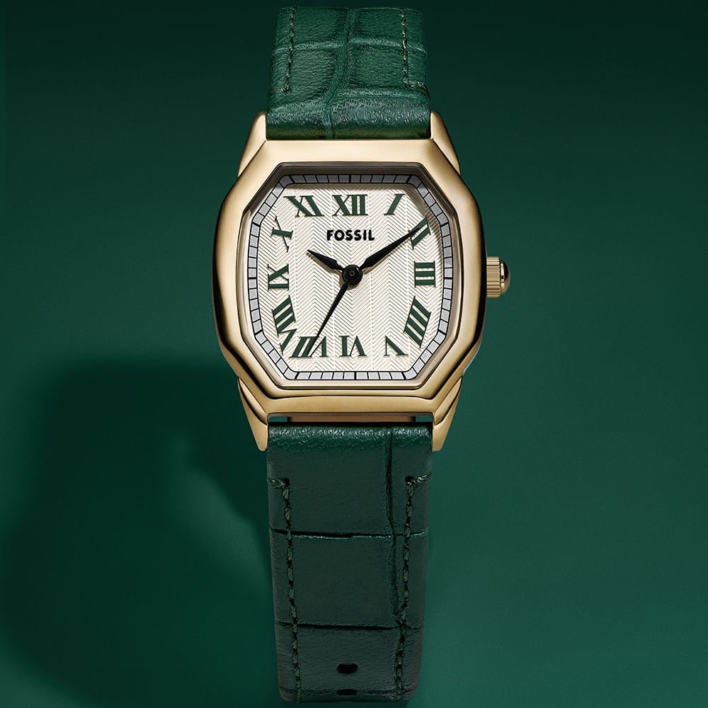 Relógio Fossil Feminino Harlow Dourado - ES5427/0BN Dourado 12