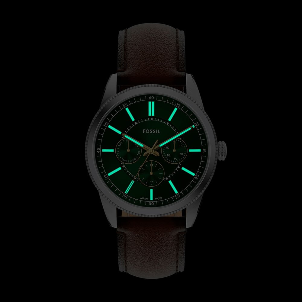 Relógio Fossil Masculino Pearson Prata - FS6137/0VN Marrom/Prata 4