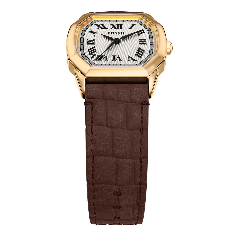 Relógio Fossil Feminino Harlow Dourado - ES5426/0BN Marrom/Dourado 2